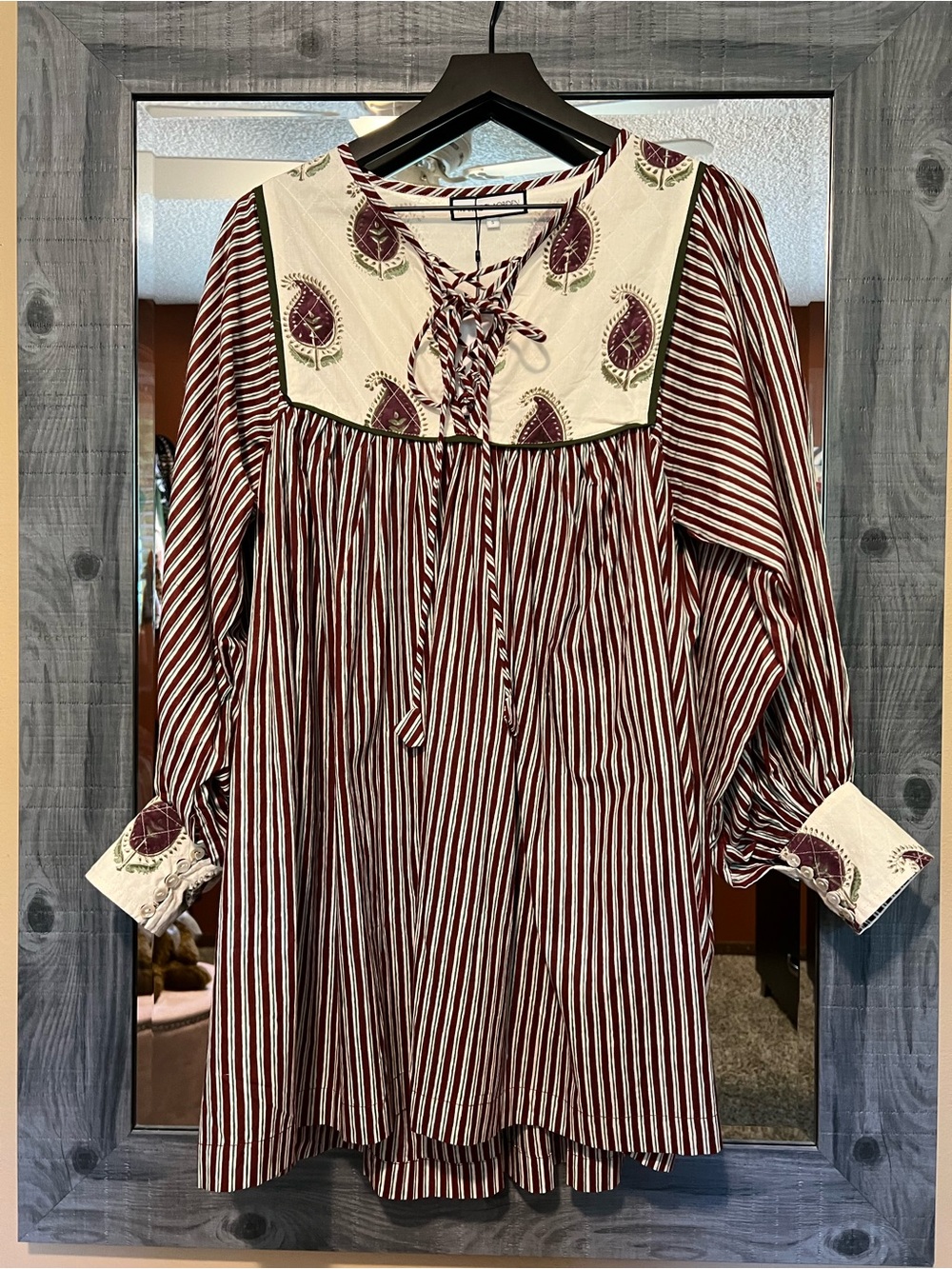 Maria Delaorden Maquis Dress - Plum Size Small